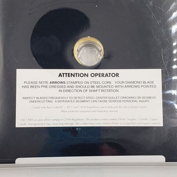 DDM Concut Diamond Wet Dry Tuck Point 4" Blade Angle Grinder Mortar Joints NEW - Picture 5 of 6